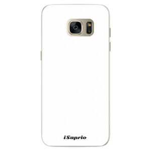 Silikónové puzdro iSaprio - 4Pure - bílý - Samsung Galaxy S7 Edge