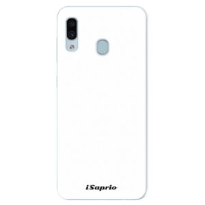 Silikónové puzdro iSaprio - 4Pure - bílý - Samsung Galaxy A30