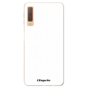 Odolné silikónové puzdro iSaprio - 4Pure - bílý - Samsung Galaxy A7 (2018)
