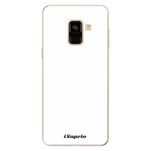Odolné silikónové puzdro iSaprio - 4Pure - bílý - Samsung Galaxy A8 2018