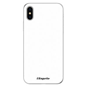 Odolné silikónové puzdro iSaprio - 4Pure - bílý - iPhone X