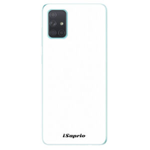 Odolné silikónové puzdro iSaprio - 4Pure - bílý - Samsung Galaxy A71