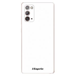 Odolné silikónové puzdro iSaprio - 4Pure - bílý - Samsung Galaxy Note 20