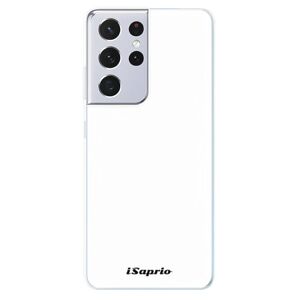 Odolné silikónové puzdro iSaprio - 4Pure - bílý - Samsung Galaxy S21 Ultra