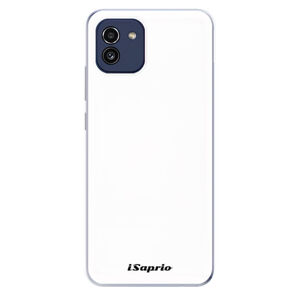 Odolné silikónové puzdro iSaprio - 4Pure - bílý - Samsung Galaxy A03
