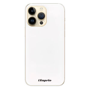 Odolné silikónové puzdro iSaprio - 4Pure - bílý - iPhone 14 Pro Max