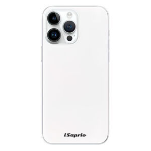 Odolné silikónové puzdro iSaprio - 4Pure - bílý - iPhone 15 Pro Max