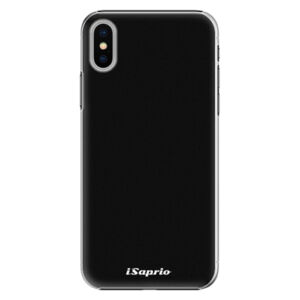 Plastové puzdro iSaprio - 4Pure - černý - iPhone X