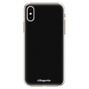 Plastové puzdro iSaprio - 4Pure - černý - iPhone XS