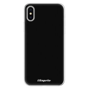 Silikónové puzdro iSaprio - 4Pure - černý - iPhone X