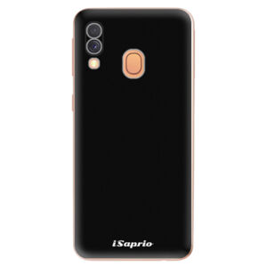 Odolné silikónové puzdro iSaprio - 4Pure - černý - Samsung Galaxy A40