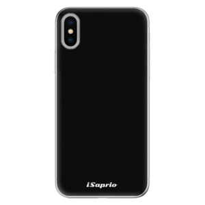 Odolné silikónové puzdro iSaprio - 4Pure - černý - iPhone X