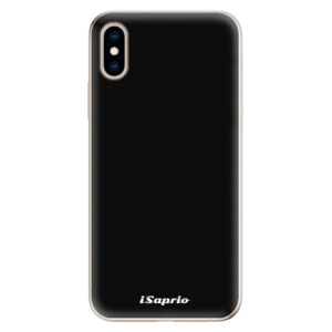 Odolné silikónové puzdro iSaprio - 4Pure - černý - iPhone XS