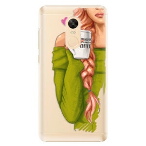 Plastové puzdro iSaprio - My Coffe and Redhead Girl - Xiaomi Redmi Note 4X