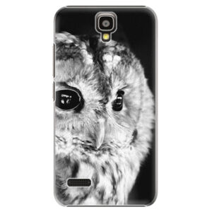 Plastové puzdro iSaprio - BW Owl - Huawei Ascend Y5