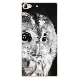Plastové puzdro iSaprio - BW Owl - Sony Xperia Z2