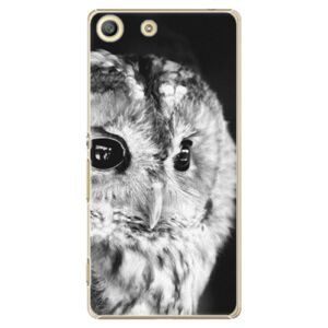 Plastové puzdro iSaprio - BW Owl - Sony Xperia M5