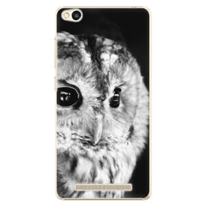 Plastové puzdro iSaprio - BW Owl - Xiaomi Redmi 3