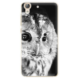 Plastové puzdro iSaprio - BW Owl - Huawei Y6 II