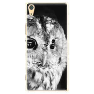 Plastové puzdro iSaprio - BW Owl - Sony Xperia XA1 Ultra