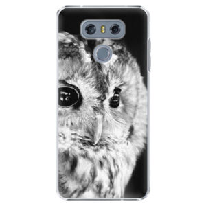 Plastové puzdro iSaprio - BW Owl - LG G6 (H870)