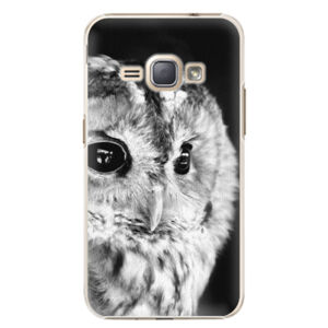 Plastové puzdro iSaprio - BW Owl - Samsung Galaxy J1 2016