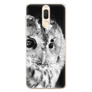 Plastové puzdro iSaprio - BW Owl - Huawei Mate 10 Lite