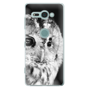Plastové puzdro iSaprio - BW Owl - Sony Xperia XZ2 Compact