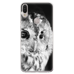 Plastové puzdro iSaprio - BW Owl - Asus Zenfone Max Pro ZB602KL