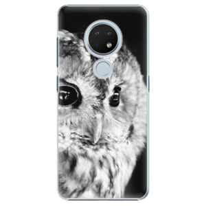 Plastové puzdro iSaprio - BW Owl - Nokia 6.2