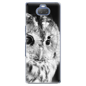 Plastové puzdro iSaprio - BW Owl - Sony Xperia 10