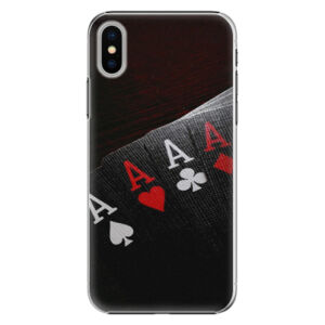 Plastové puzdro iSaprio - Poker - iPhone X