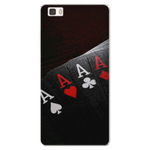 Silikónové puzdro iSaprio - Poker - Huawei Ascend P8 Lite