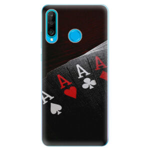 Odolné silikonové pouzdro iSaprio - Poker - Huawei P30 Lite