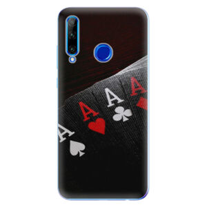Odolné silikónové puzdro iSaprio - Poker - Huawei Honor 20 Lite