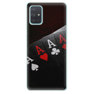 Odolné silikónové puzdro iSaprio - Poker - Samsung Galaxy A71