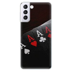 Odolné silikónové puzdro iSaprio - Poker - Samsung Galaxy S21+