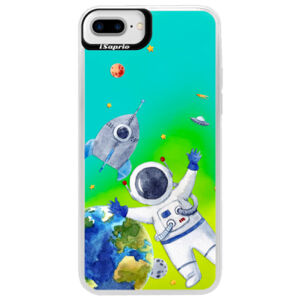 Neónové puzdro Blue iSaprio - Space 05 - iPhone 7 Plus