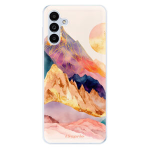 Odolné silikónové puzdro iSaprio - Abstract Mountains - Samsung Galaxy A13 5G