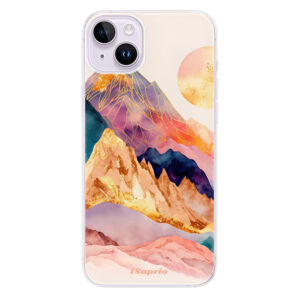 Odolné silikónové puzdro iSaprio - Abstract Mountains - iPhone 14 Plus