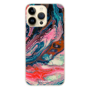 Odolné silikónové puzdro iSaprio - Abstract Paint 01 - iPhone 14 Pro Max