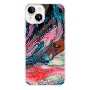 Odolné silikónové puzdro iSaprio - Abstract Paint 01 - iPhone 15 Plus