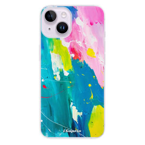 Odolné silikónové puzdro iSaprio - Abstract Paint 04 - iPhone 14