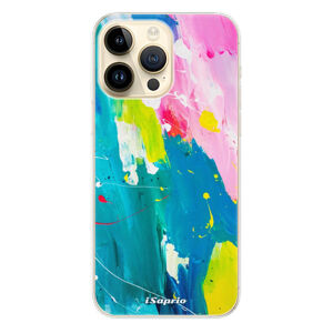 Odolné silikónové puzdro iSaprio - Abstract Paint 04 - iPhone 14 Pro Max
