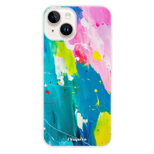 Odolné silikónové puzdro iSaprio - Abstract Paint 04 - iPhone 15
