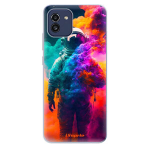 Odolné silikónové puzdro iSaprio - Astronaut in Colors - Samsung Galaxy A03