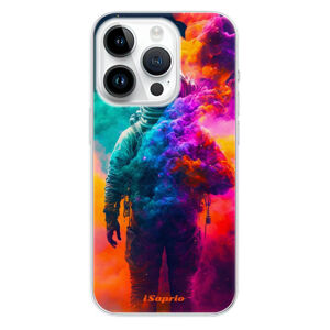 Odolné silikónové puzdro iSaprio - Astronaut in Colors - iPhone 15 Pro