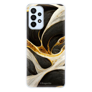 Odolné silikónové puzdro iSaprio - Black and Gold - Samsung Galaxy A23 / A23 5G