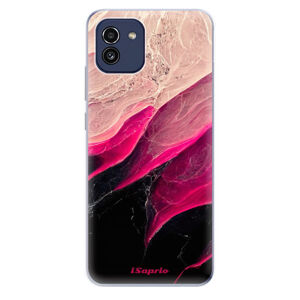 Odolné silikónové puzdro iSaprio - Black and Pink - Samsung Galaxy A03