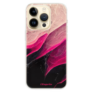 Odolné silikónové puzdro iSaprio - Black and Pink - iPhone 14 Pro